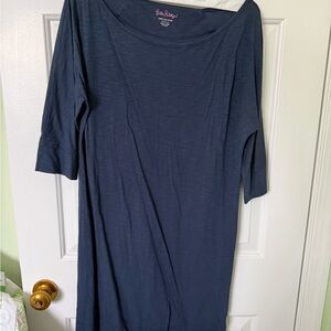 Lilly Pulitzer Dark Blue Pima Cotton Dress